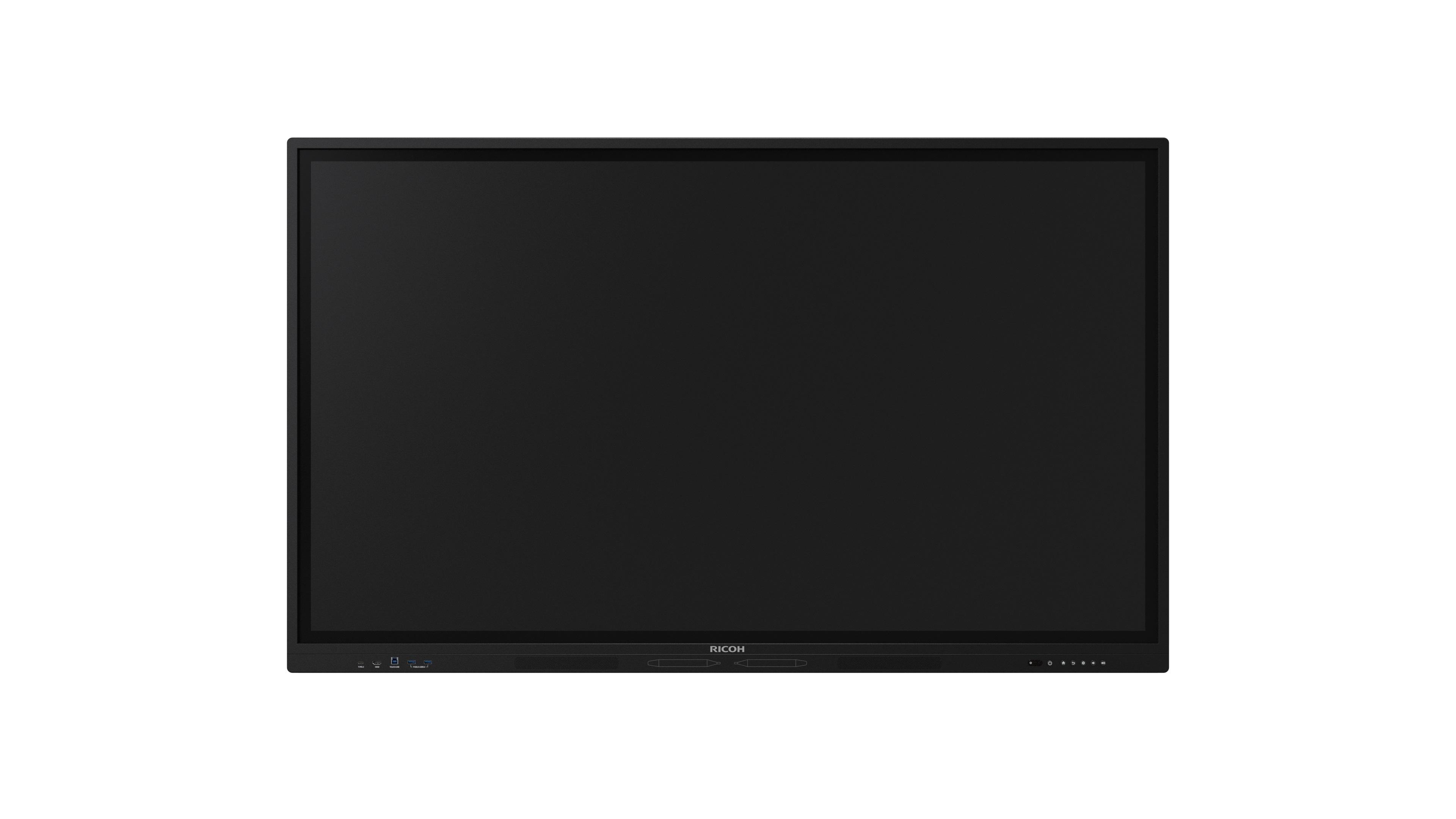 Интерактивен дисплей RICOH A6500, 65", 3840 x 2160, HDMI, DP, VGA, USB, Мулти-тъч, Черен