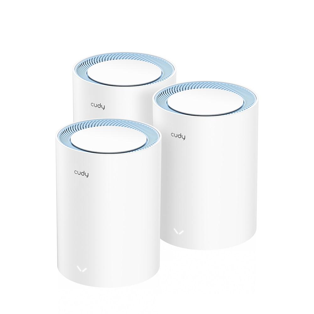 Безжична MESH система Cudy M1200 3, AC1200 Dual Band, 2.4/5 GHz, 300 -  867 Mbps, 3 броя