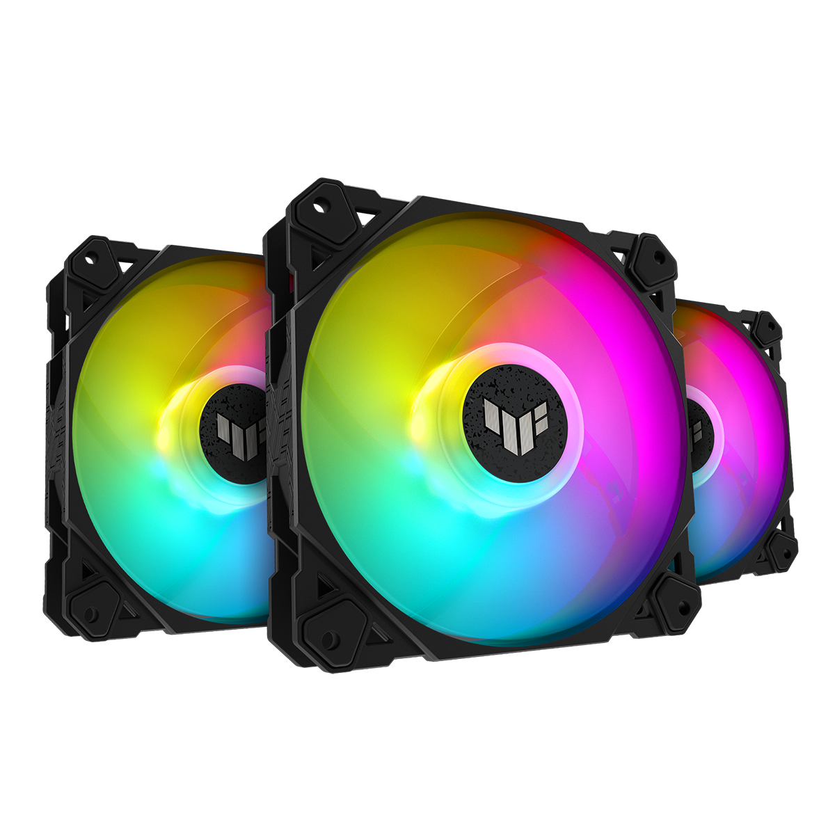 Комплект Вентилатори 3в1 ASUS TUF GAMING TF120, 120mm, 1900 rpm, ARGB