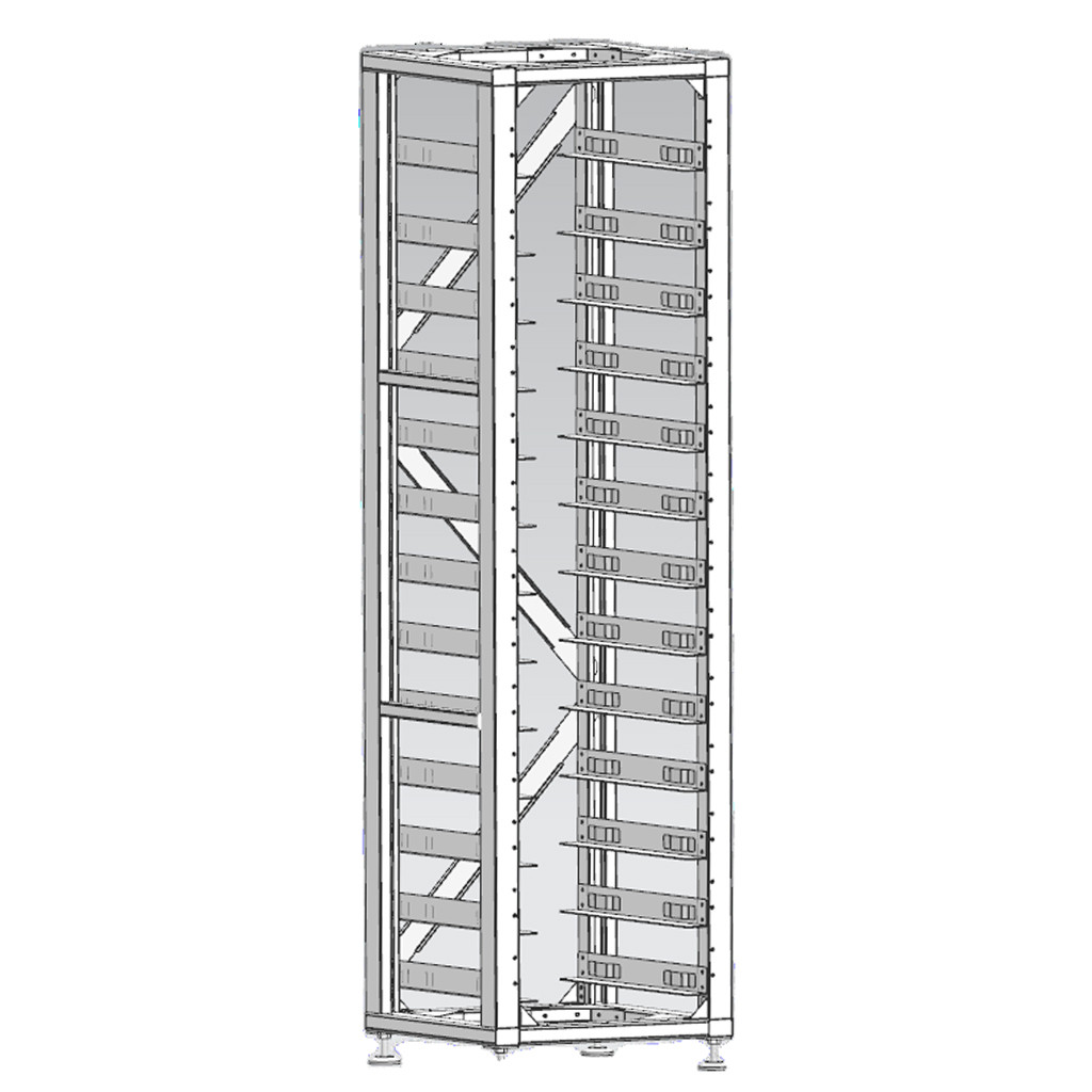 DEYE BOS-A Rack14 – Високоволтов батериен шкаф (HV), модулен, мащабируем и надежден