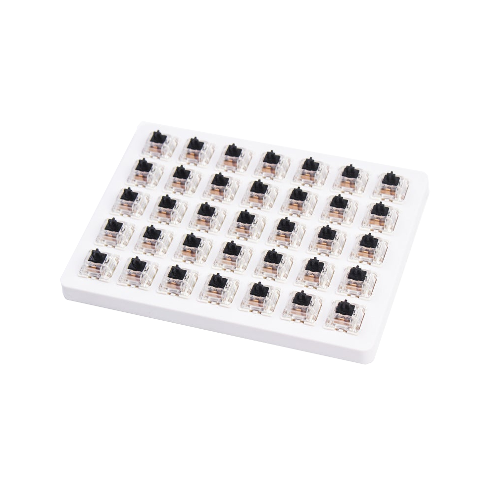 Суичове за механична клавиатура Keychron Gateron Black, Switch Set 35 броя