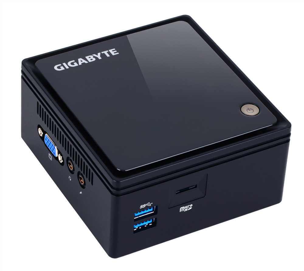 Настолен компютър  Gigabyte Brix BACE-3160 с процесор Intel Celeron J3160, 1x SO-DIMM DDR3L