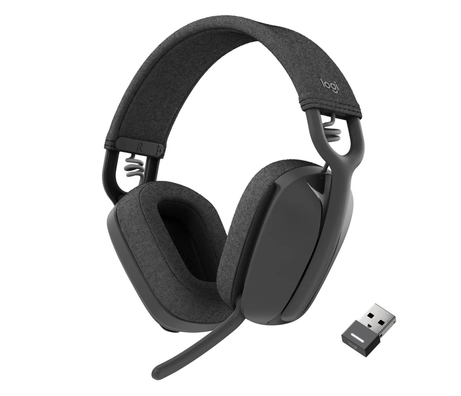 Блутут слушалки Logitech Zone Vibe 125, Микрофон, Черни