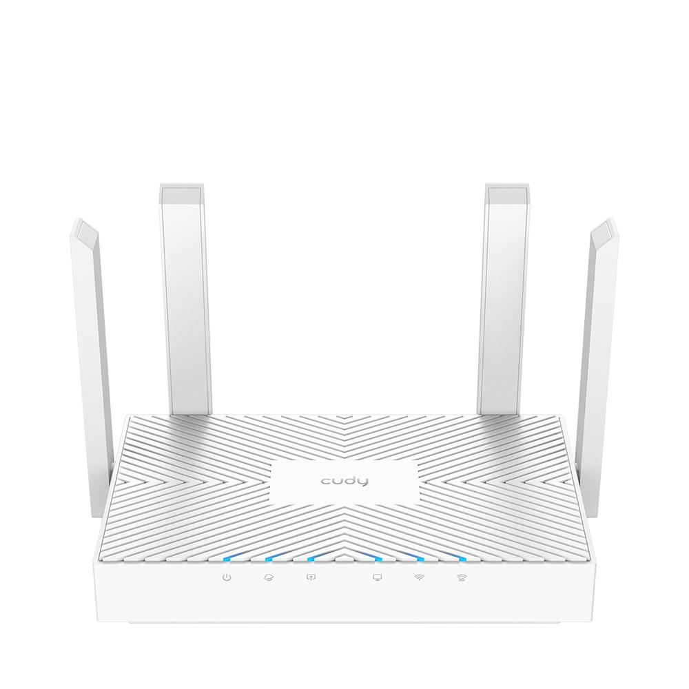 Безжичен рутер CUDY WR1300E, Двубандов AC1200, 300+867 Mbps, 3xGigabit
