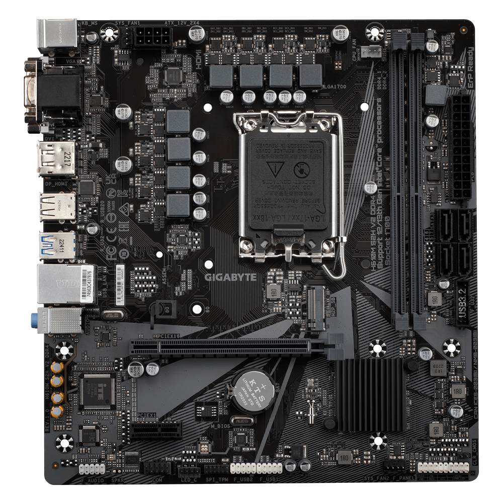 Дънна платка GIGABYTE H610M-S2H V2, socket 1700, Micro ATX