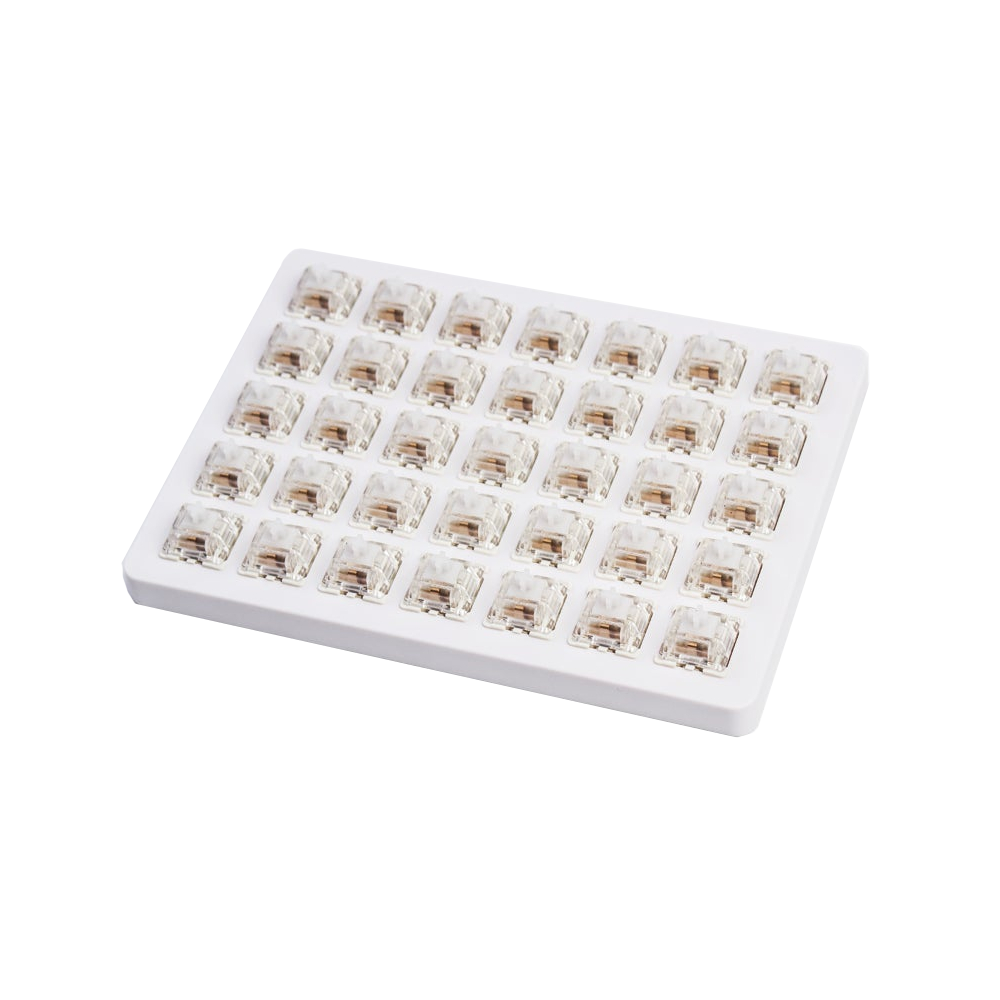Суичове за механична клавиатура Keychron Gateron White, Switch Set 35 броя