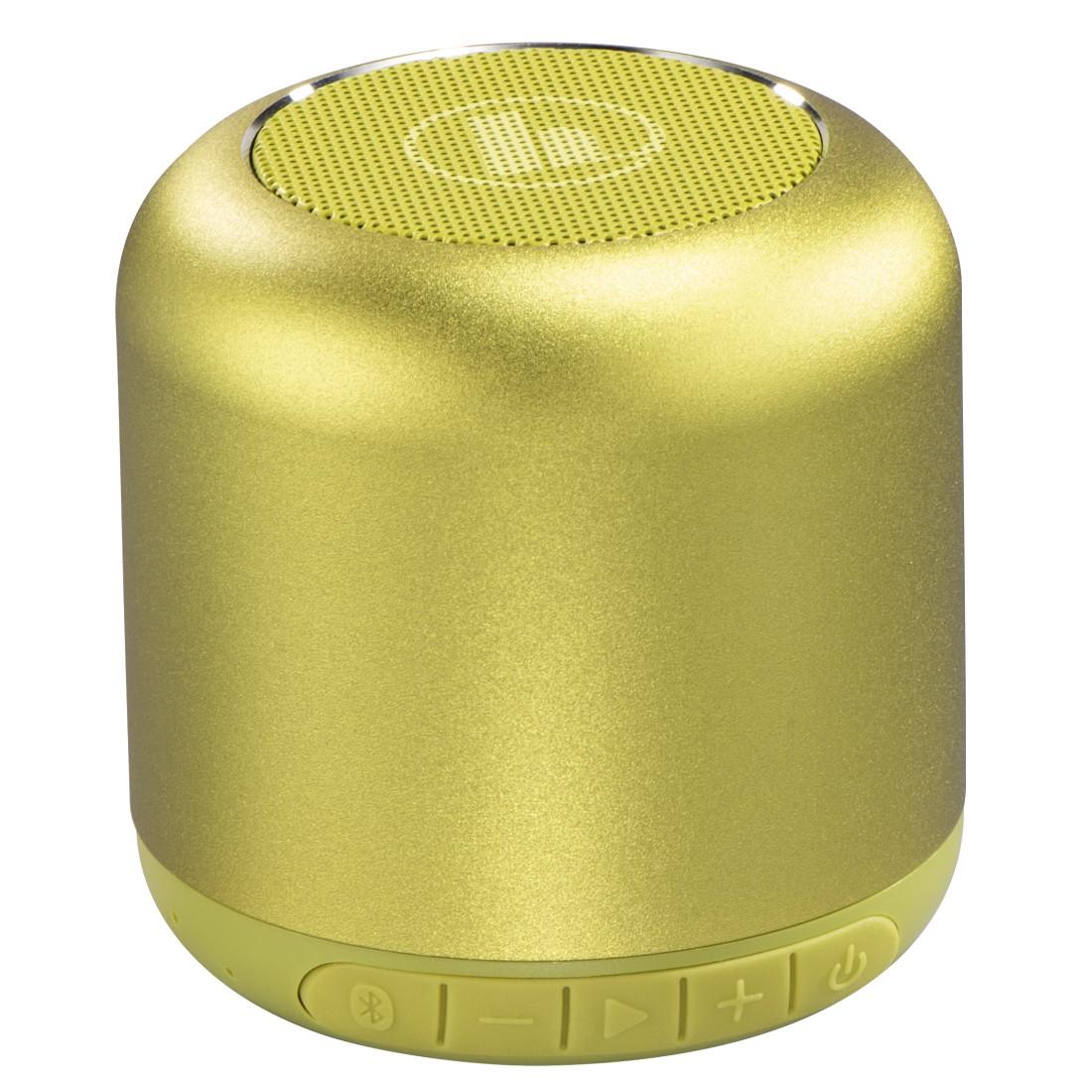 Bluetooth смарт тонколона HAMA Drum 2.0, 3.5mm жак, 3.5W, Жълто-зелена