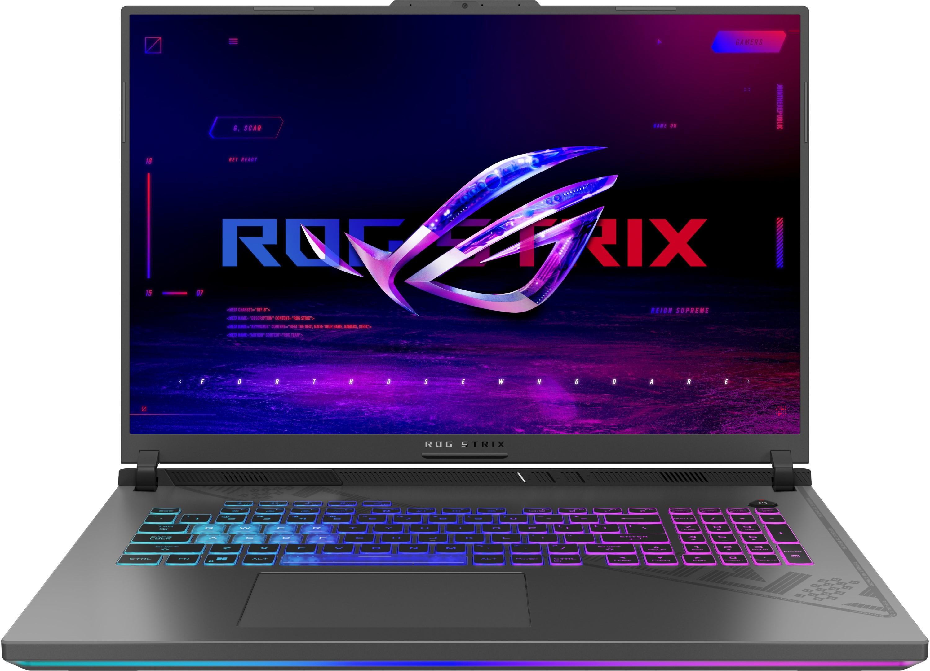 Asus ROG G18 G814JI-N5095W, 18" IPS FHD+ i7-13650HX, 16GB DDR5, 1TB NVMe SSD, RTX 4070 GDDR6 8GB