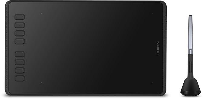 Графичен таблет HUION Inspiroy H950P, USB, Черен