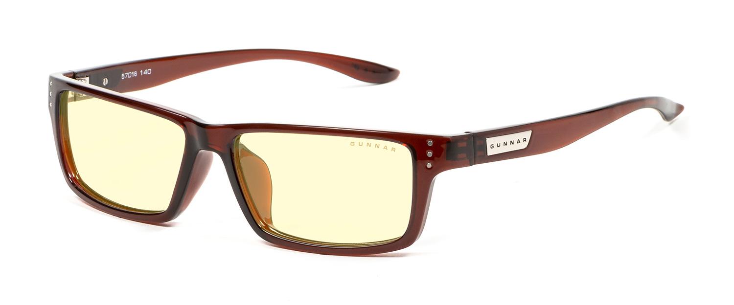 Компютърни очила GUNNAR Riot Espresso, Amber, Кафяв