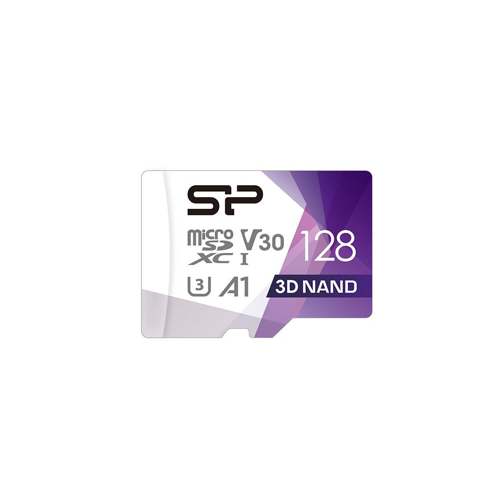 Карта памет Silicon Power Superior Pro, 128GB, microSDXC, Class 10, SD Adapter